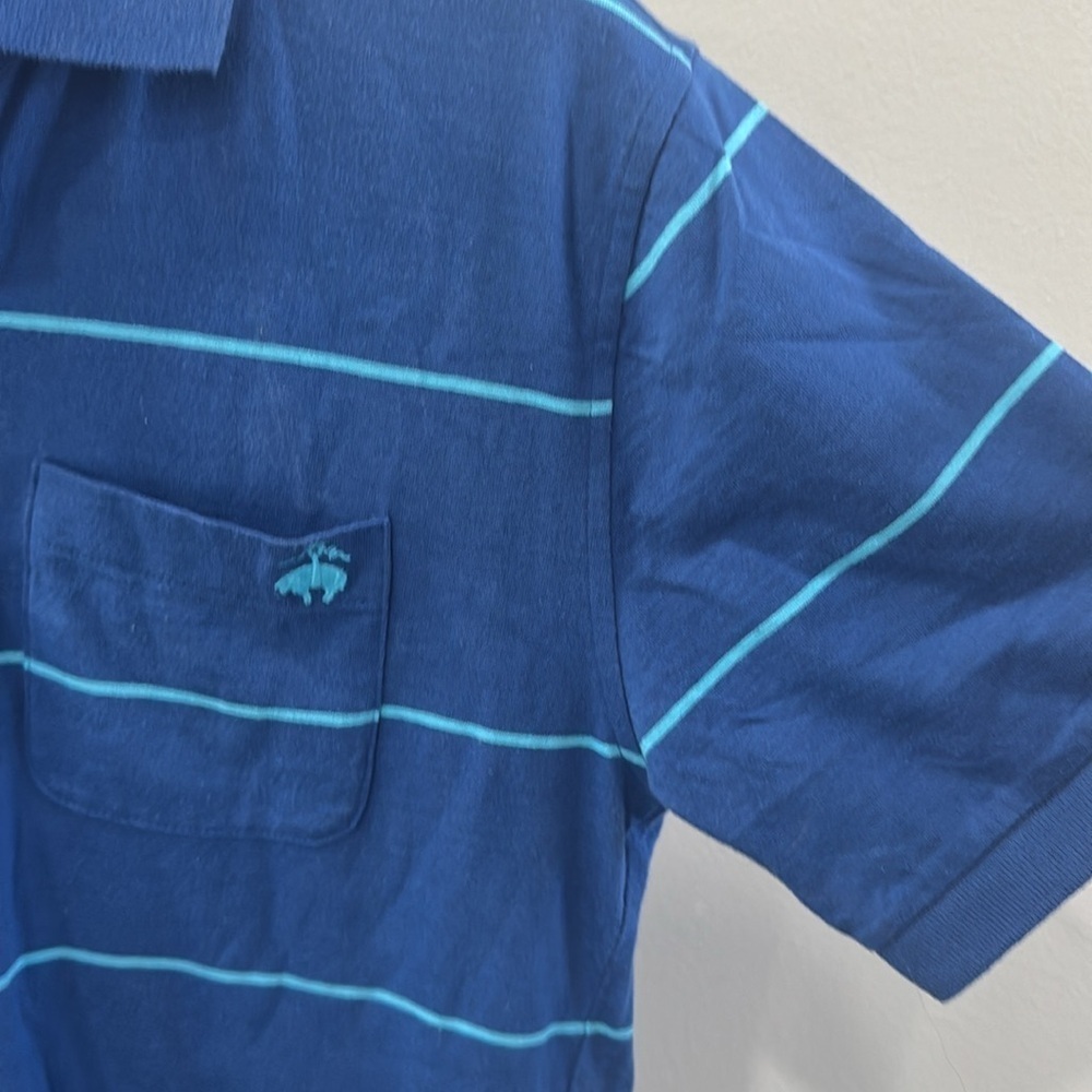 Brooks Brothers Blue Striped Polo Shirt. Sz Small - Picture 5 of 9